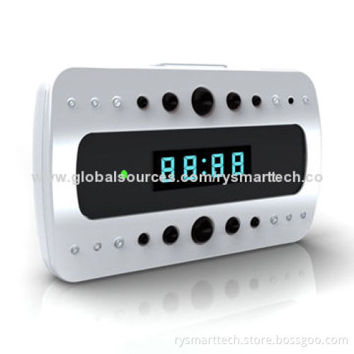 Multifunction Security Device Hidden Clock Nanny Camera